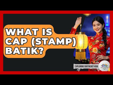 Preview image for the video "What Is Cap (stamp) Batik? - Exploring Southeast Asia".