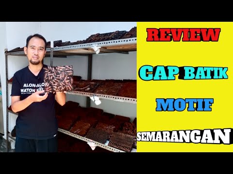 Preview image for the video "[ Canting Cap Batik ] – Alat Batik Cap Motif Semarangan".