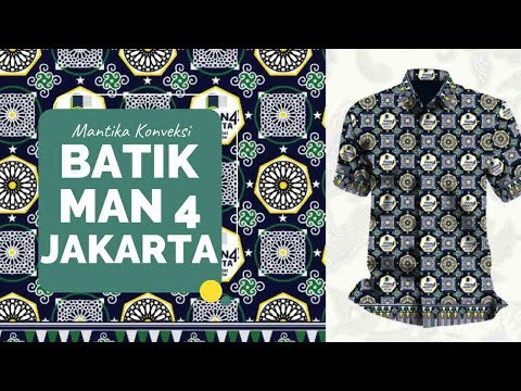 Preview image for the video "Seragam Batik Sekolah MAN 4 Jakarta Printing Mesin".
