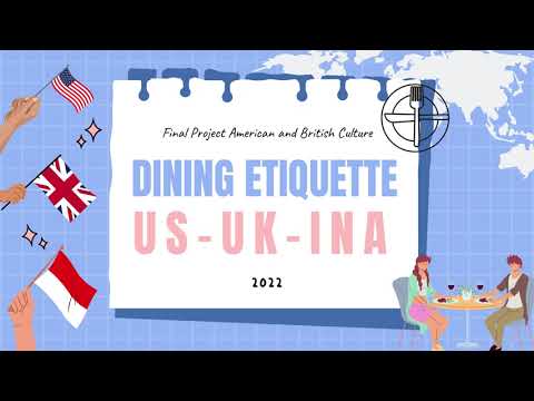 Preview image for the video "Dining Etiquette American-British-Indonesian".