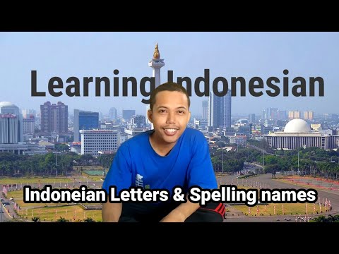 Preview image for the video "Learning Indonesian: Indonesian Alphabet Letters and How to Spell Names in Indonesian".