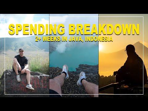 Preview image for the video "HOW MUCH DOES IT COST TO TRAVEL? Spending Breakdown - Java, Indonesia".