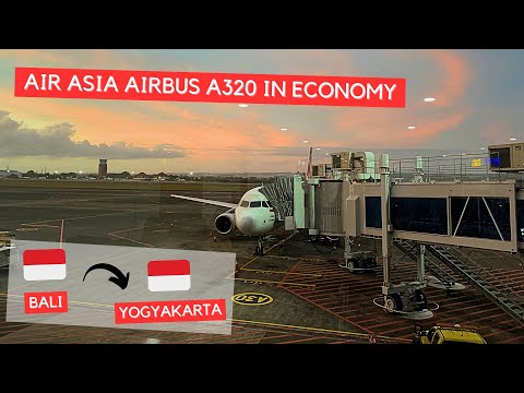 Preview image for the video "TRIP REPORT | Indonesia Air Asia Airbus A320 (Economy) | Bali - Yogyakarta".
