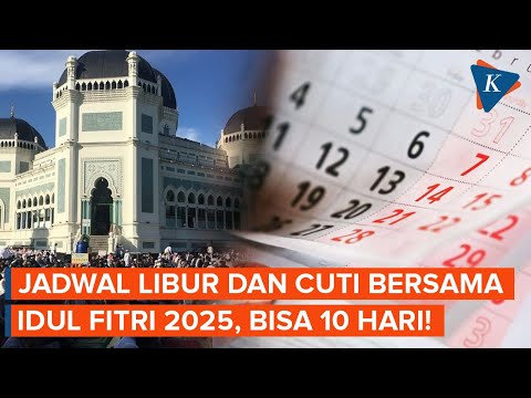 Preview image for the video "Holiday and Collective Leave Schedule Idul Fitri 2025, Could Be 10 Consecutive Days!".