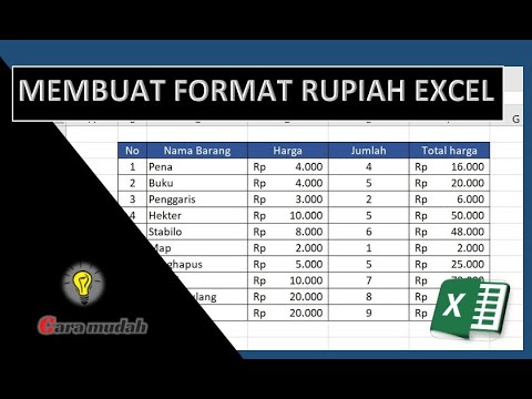 Preview image for the video "How to format rupiah in Excel | How to add rupiah in Excel | Adding Rp in Excel".