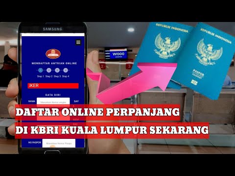 Preview image for the video "Online queue registration for passport renewal at the Indonesian Embassy in Kuala Lumpur".