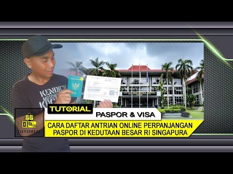 Preview image for the video "How to register an online queue for passport renewal and seafarer book at the Indonesian Embassy in Singapore".