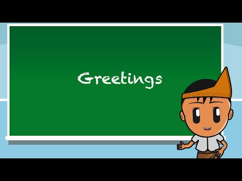 Preview image for the video "Learn Indonesian online - Greetings - Lesson 12".