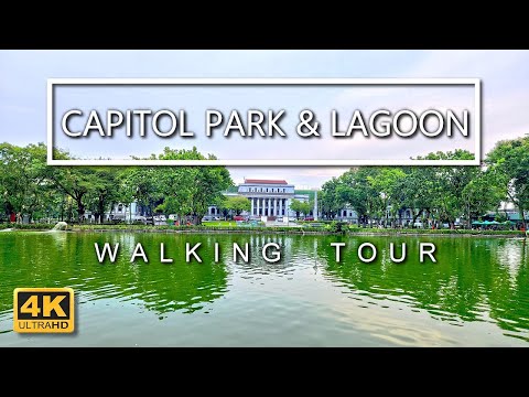 Preview image for the video "Capitol Park &amp; Lagoon Bacolod City [4K] നടക്കൽ ടൂർ".
