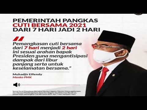 Preview image for the video "Pemerintah Pangkas Cuti Bersama 2021".