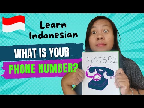 Preview image for the video "Learn Indonesian | Ask About the PHONE NUMBER | Learn Bahasa Indonesia with Fitriani Ponno".