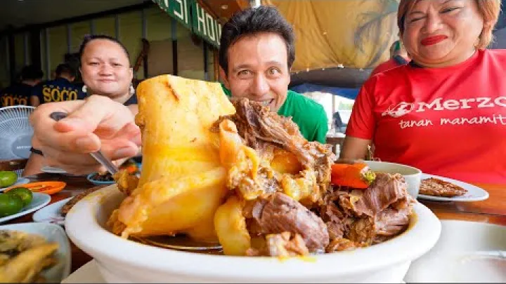 Preview image for the video "Best Filipino Food!! DINO BONE CANSI - Prized Dish of Bacolod, Philippines!".
