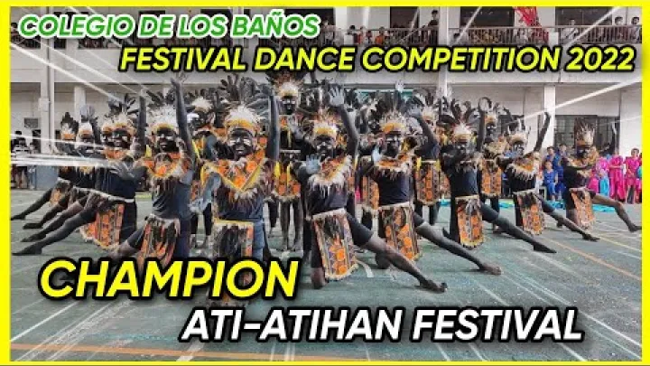 Preview image for the video "ЧЕМПИОН - ATI-ATIHAN FESTIVAL | COLEGIO DE LOS BAÑOS FESTIVAL DANCE COMPETITION 2022 | Gino Mendoza".