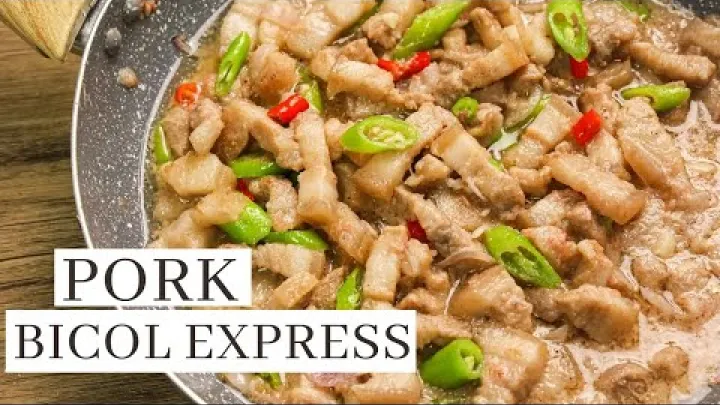 Preview image for the video "How To Cook Pork Bicol Express - Pinoy Recipe".