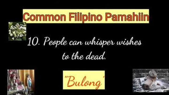 Preview image for the video "المعتقدات الخرافية الفلبينية أثناء الاستيقاظ والجنازات".