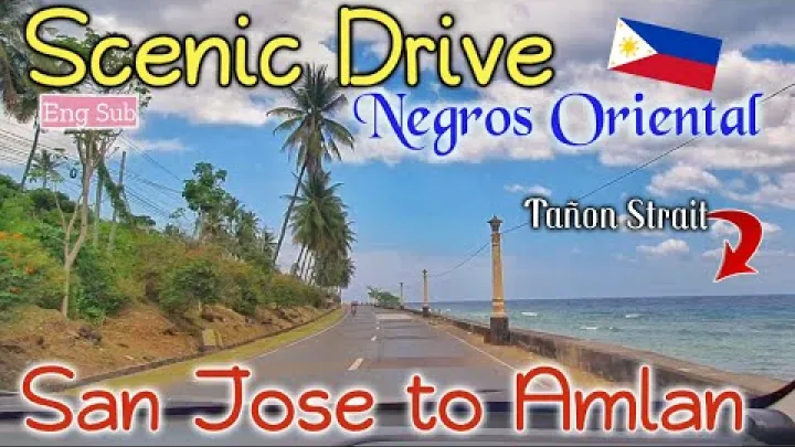 Preview image for the video "SCENIC Drive San Jose to Amlan Negros Oriental | 塔农海峡一瞥 | Eng Sub".