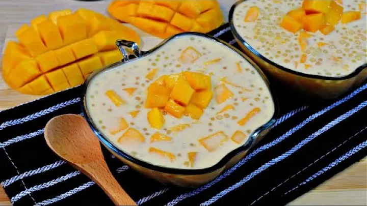 Preview image for the video "MANGO TAPIOCA | GEMAKKELIJK MANGODESSERT RECEPT".