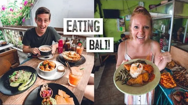 Preview image for the video "WISATA MAKANAN Bali! - Nasi Campur Lokal, Makanan Vegan, Babi Guling &amp; LEBIH BANYAK lagi (Canggu)".