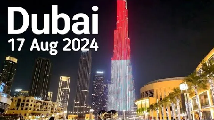 Preview image for the video "दुबई [4K] बुर्ज खलीफा पर इंडोनेशियाई झंडा, दुबई में 2024 में इंडोनेशियाई स्वतंत्रता दिवस का जश्न मनाएगा".