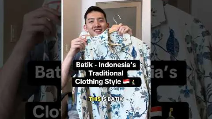Preview image for the video "Batik - Indonesia’s Traditional Style of Clothing 🇮🇩🧎🏻‍➡️".