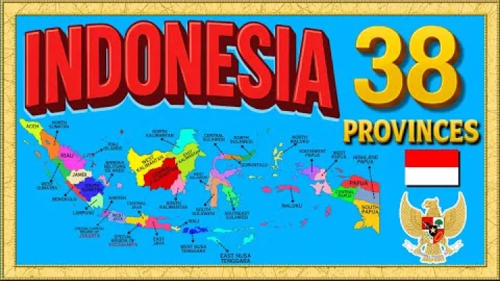 Preview image for the video "インドネシア地図解説 🇮🇩 | インドネシアの38州".