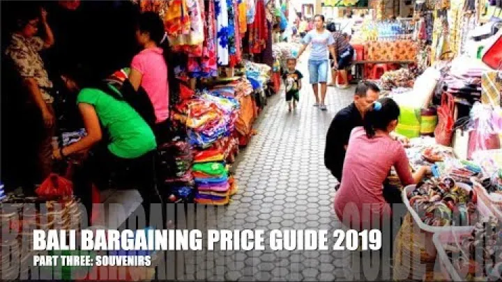 Preview image for the video "BALI SHOPPING SOUVENIRS 2019".