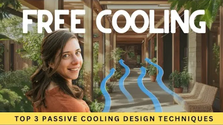 Preview image for the video "Passive Cooling: 3 of the Best Design Strategies (How to Stay Cool with No AC!)".