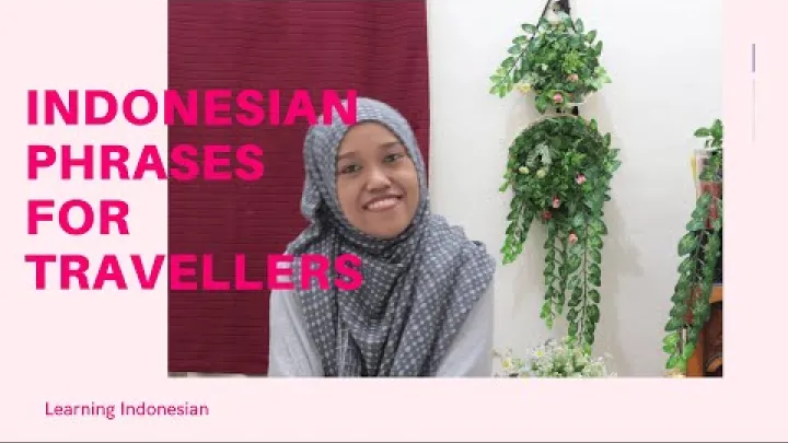 Preview image for the video "Indonezyjskie zwroty dla podróżnych".