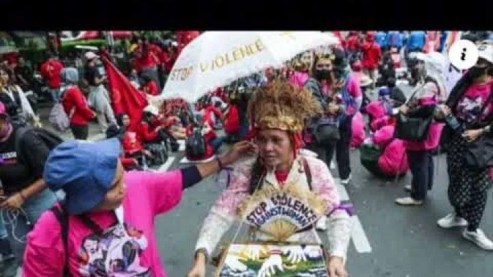 Preview image for the video "联合国称印度尼西亚的基于性别的暴力仍被忽视".