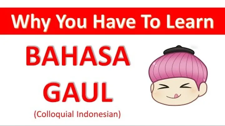 Preview image for the video "Kiedy używać Bahasa Gaul? | Bahasa Gaul, Yuk #1 - Codzienny indonezyjski".