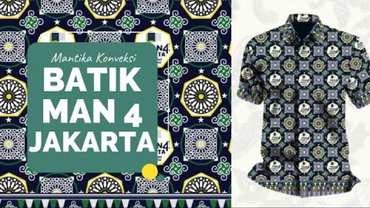 Preview image for the video "Seragam Batik Sekolah MAN 4 Jakarta Printing Mesin".