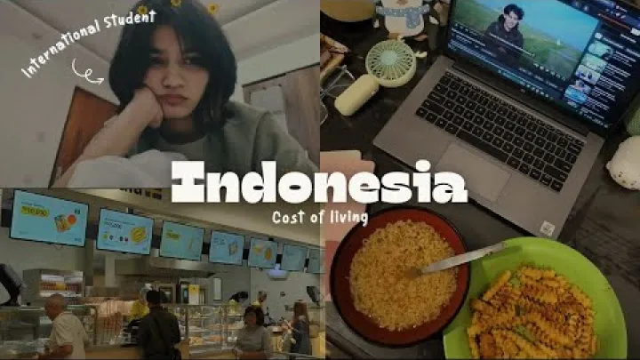 Preview image for the video "разходи за живот в Индонезия⋆.˚🇮🇩⋆ като международен студент".