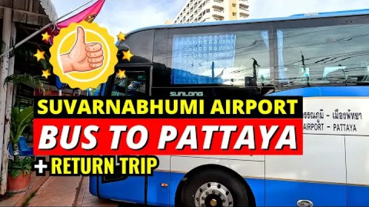 Preview image for the video "АЕРОПОРТ SUVARNABHUMI Bangkok до PATTAYA та назад - Повний посібник по прямому АВТОБУСУ".