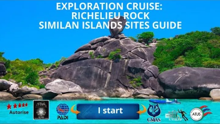 Preview image for the video "⛵Cruzeiro de Mergulho nas Ilhas Similan, guia ultimum similans #guide with the 5 IDC Dive Center Academy".