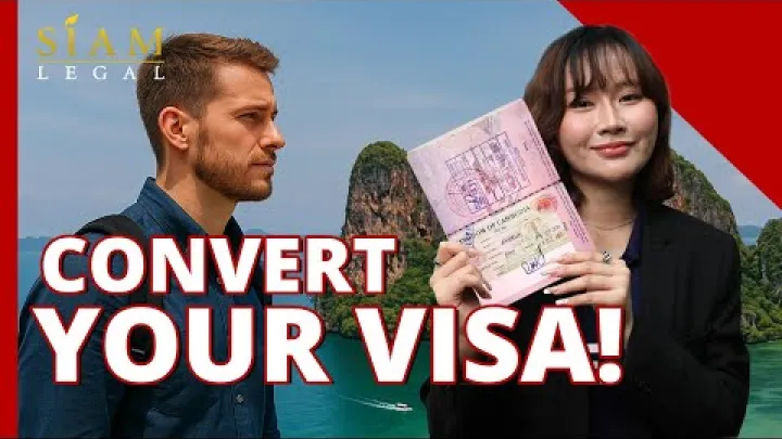 Preview image for the video "Hur man konverterar ett turistvisum till ett Non Immigrant B visum i Thailand".