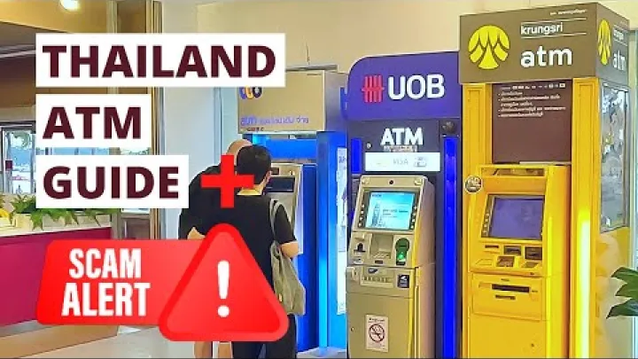 Preview image for the video "థాయ్‌లాండ్‌లో ATM ఉపయోగించడం: రుసుములు, పరిమితులు, సురక్షిత ATMలు, ఆమోదించబడిన కార్డులు, డైనమిక్ కరెన్సీ మార్పిడి".