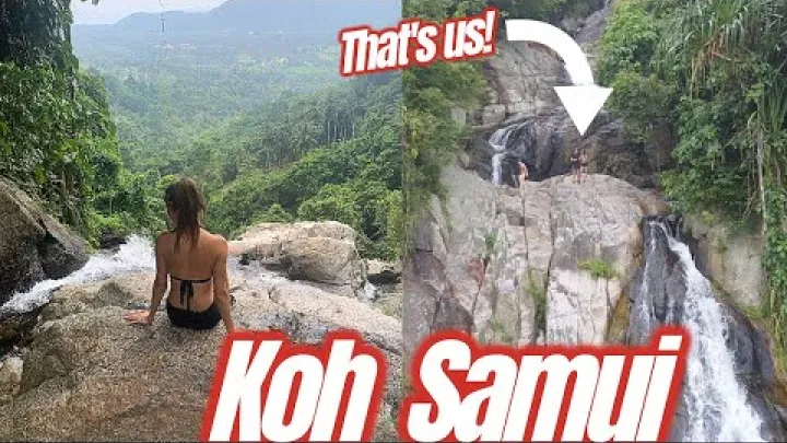 Preview image for the video "Koh Samui tyrinejimas - Namuang kriokliai 1 ir 2, begalybes baseinas ant kalno virsunes, The Magic Garden".