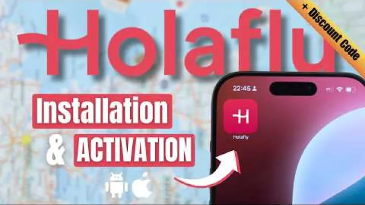 Preview image for the video "Holafly eSIM installation - Installera och Aktivera pa iPhone eller Android Steg for steg handledning".