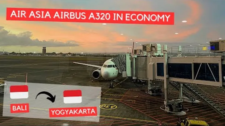 Preview image for the video "TRIP REPORT | Indonesia Air Asia Airbus A320（經濟艙） | 峇里 - 日惹".