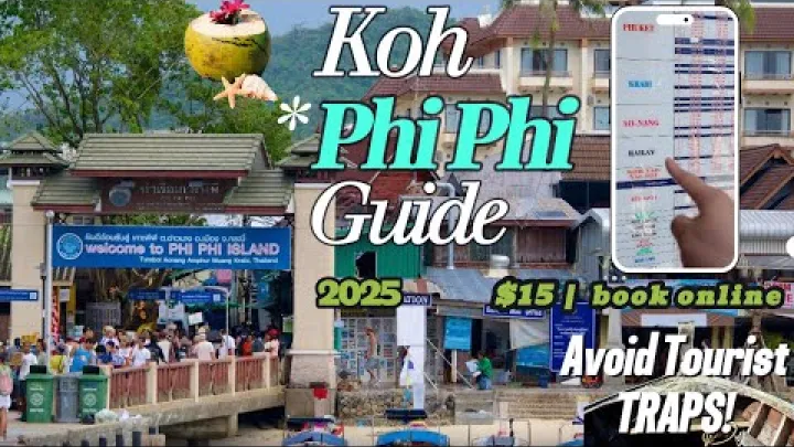 Preview image for the video "איך להגיע לאי פי פי בזול ביותר - אל תקחו טיולים מאורגנים".