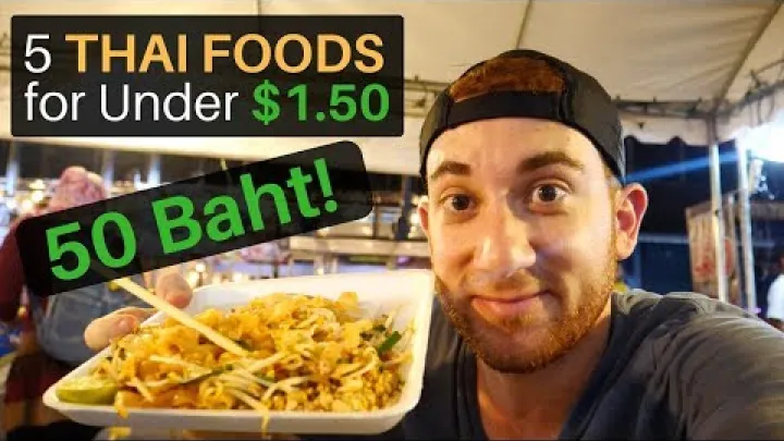 Preview image for the video "5 тайландски ястия под 1,50 USD (50 бата)".