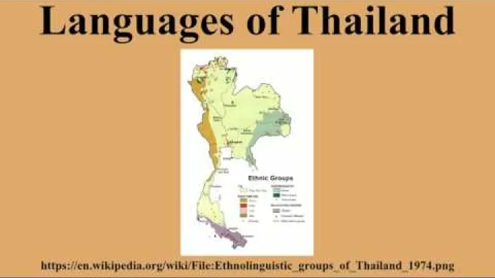 Preview image for the video "Thaifold nyelvei".