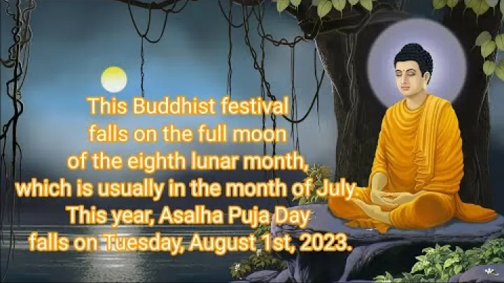 Preview image for the video "Asalha Puja Day 2023 #thailand #buddhism #festival".