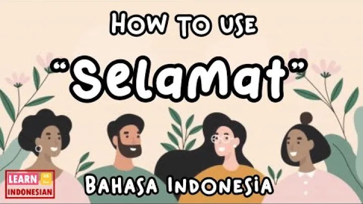 Preview image for the video "Индонезийские приветствия - Как использовать Selamat | Изучение индонезийского 101 для начинающих".