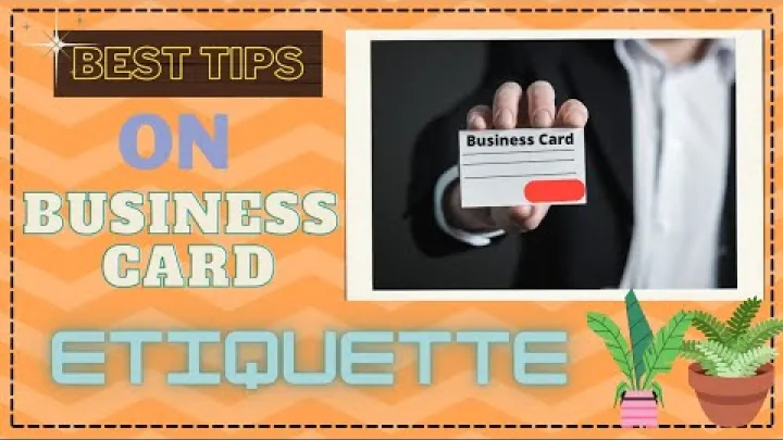 Preview image for the video "#Businesscard #etiquette #Softskills Советы по этикету визиток".
