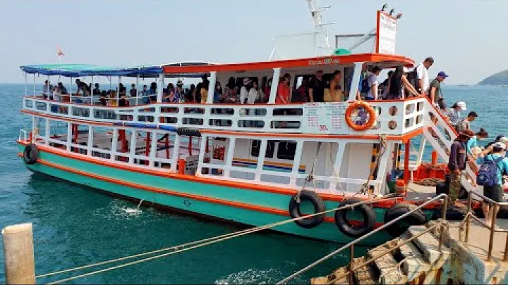 Preview image for the video "Паттайя до Ко Лан на поромі (2025) (4K) - Паттайя до коралового острова".