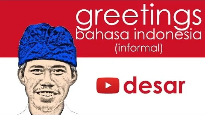 Preview image for the video "Неформальные приветствия на индонезийском языке".