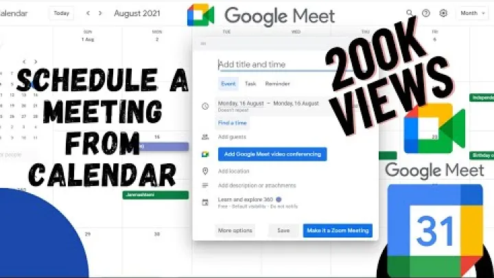 Preview image for the video "Google Meet లో సమావేశం ప్లాన్ చేసే విధానం | బహుళ సమావేశాలకు ఒకే లింక్".