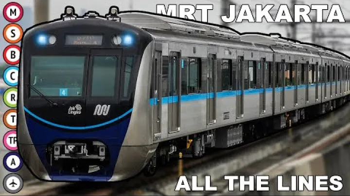 Preview image for the video "Sistemul Feroviar din Jakarta - Toate Liniile (MRT / LRT / KRL / ARS) (2022) (4K)".