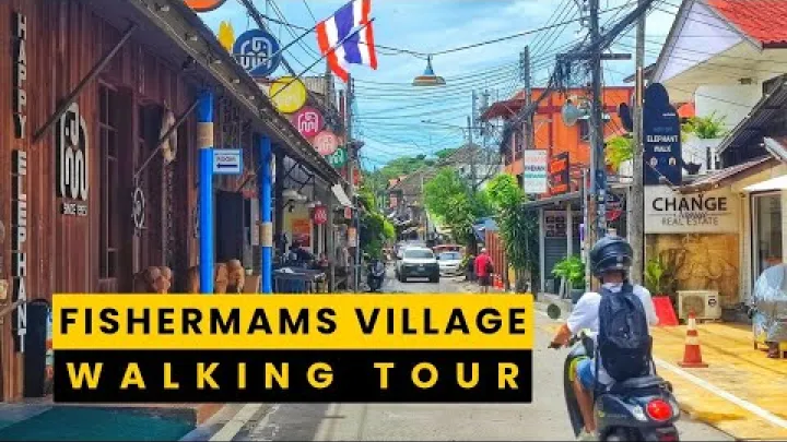 Preview image for the video "Pasivaikščiojimas po Fisherman Village Koh Samui Tailande".